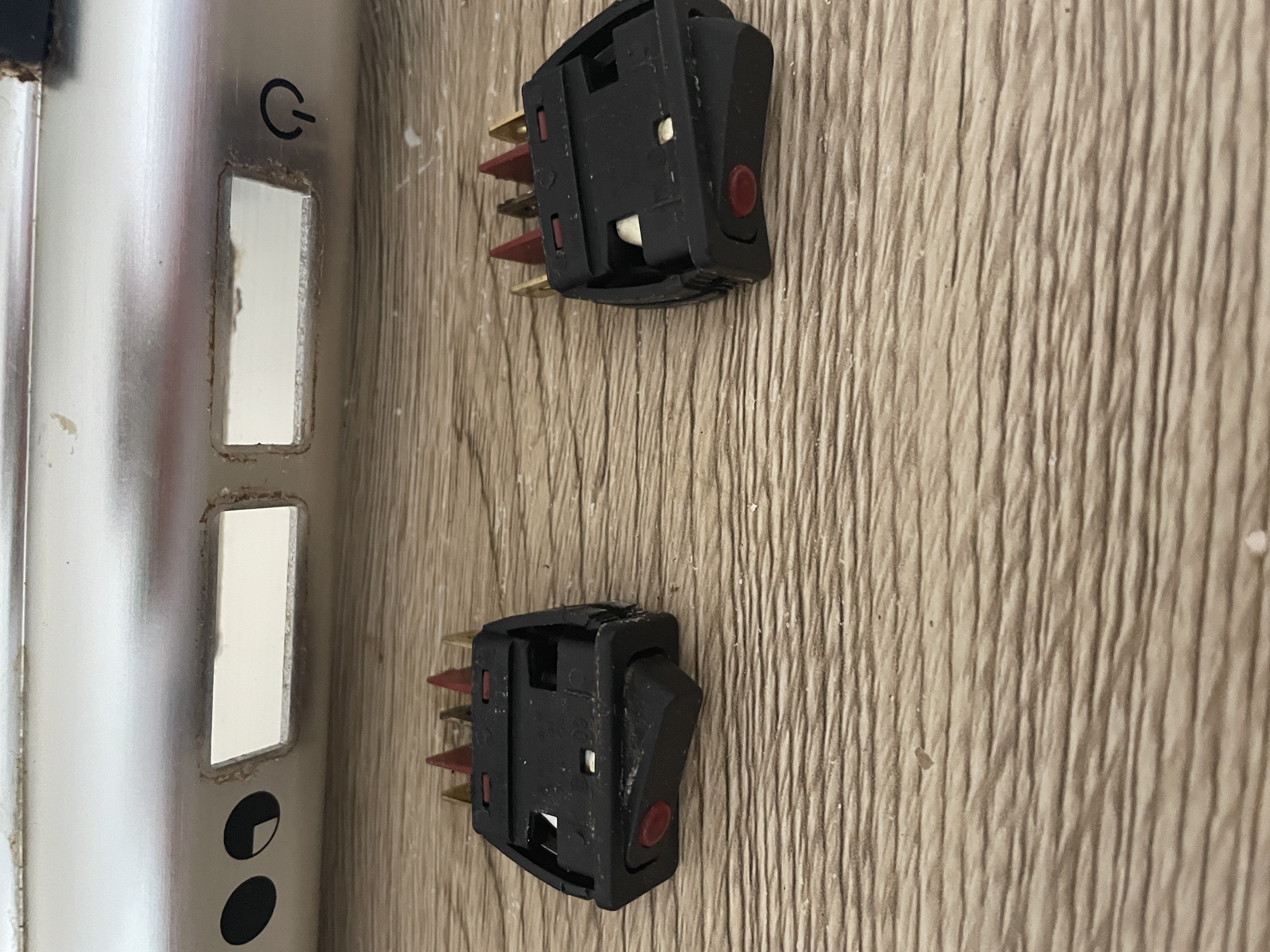 Switches disconnected